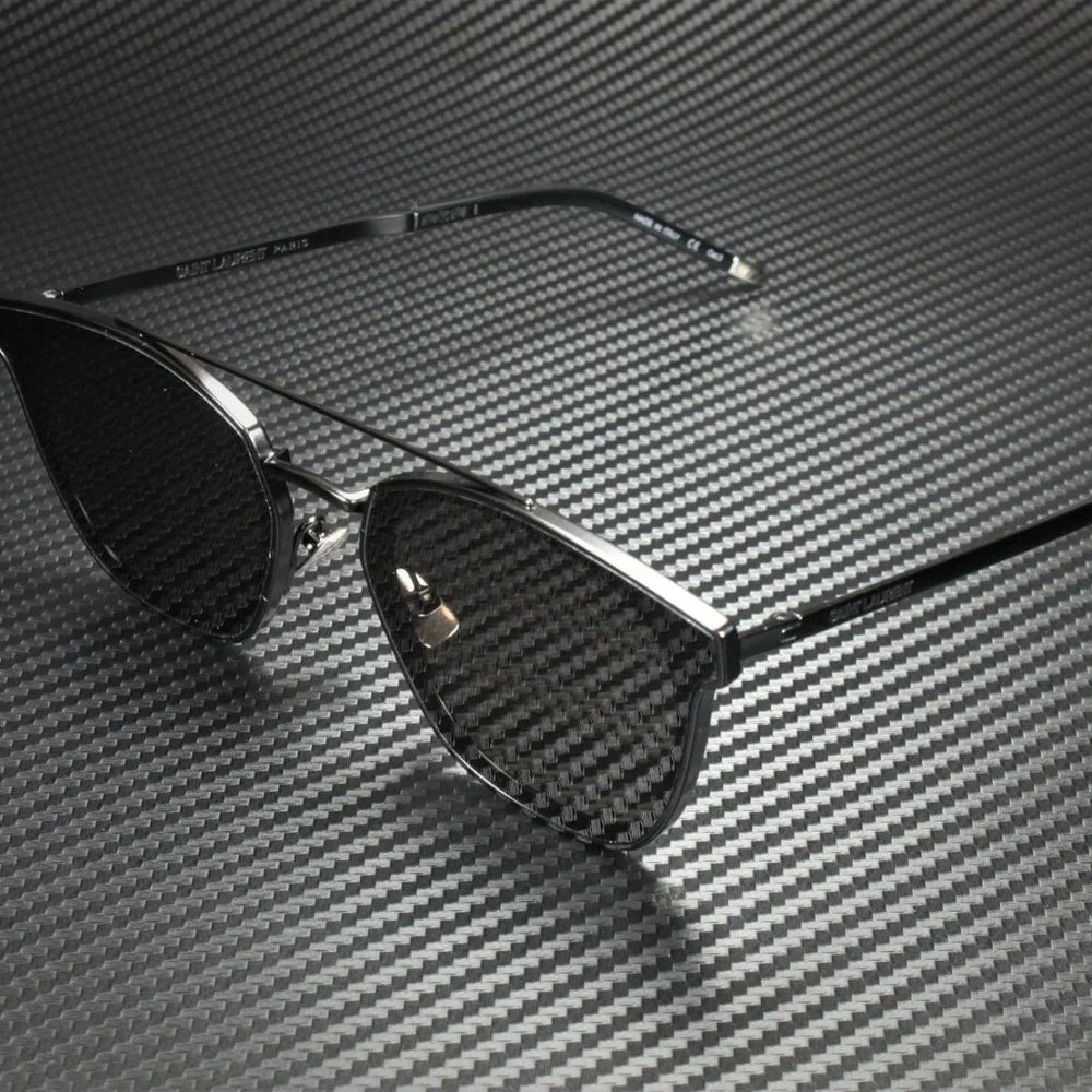 Saint Laurent Black 61mm Men's Sunglasses